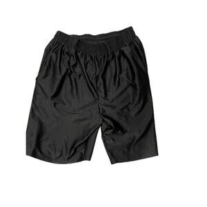No Label Black Training Shorts Mens L